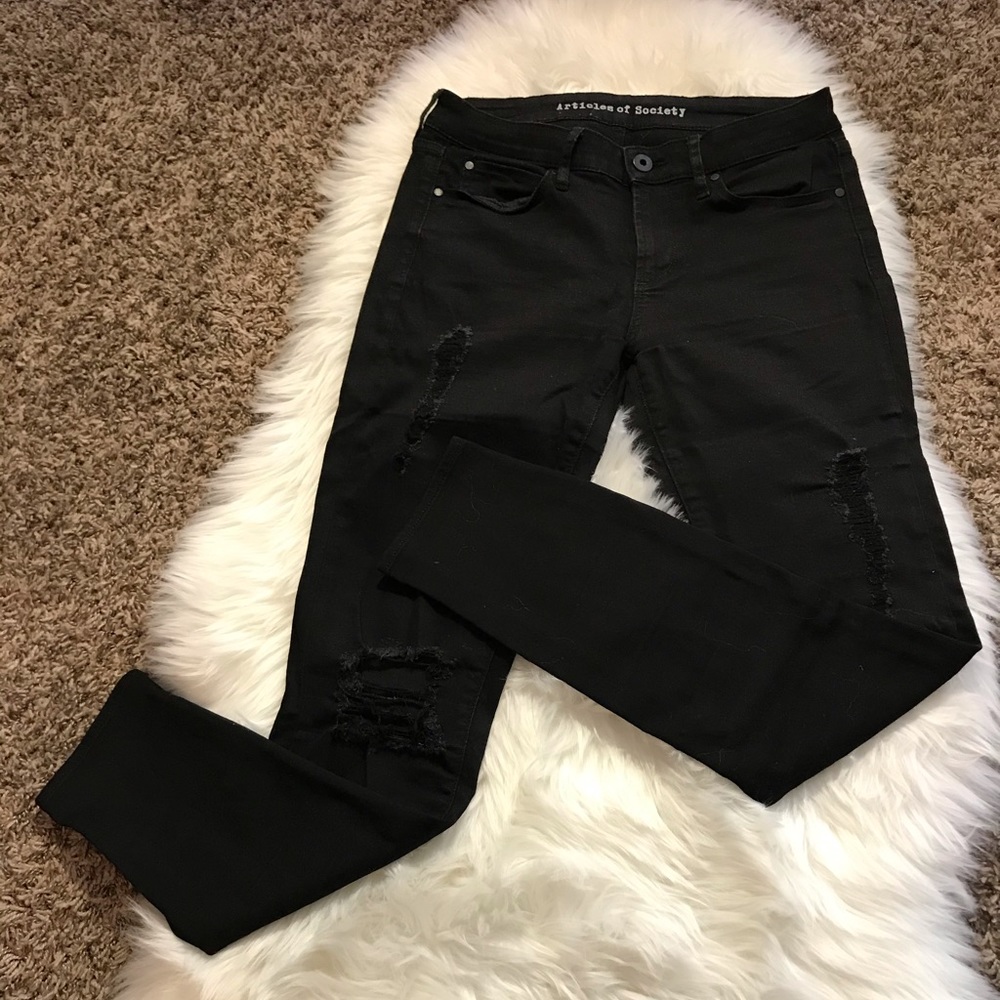 Articles of Society Karen ripped skinny jeans